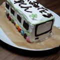 りゆとれ's cooksnap of when they made ☆電車☆の誕生日ケーキ.