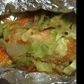 われちょこ's cooksnap of when they made ◎チャンチャン焼き風♪鮭のホイル焼き.