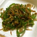 ルソナ's cooksnap of when they made 減塩☆ピーマンとしらすの炒め物.