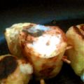 超初心者なのです's cooksnap of when they made 鶏の梅味噌きつね巻き.