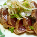 ゆかぽん1966's cooksnap of when they made 鰹と新タマネギのサラダ仕立て.