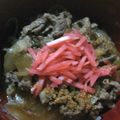 uruma's cooksnap of when they made ★めちゃうま牛丼★.