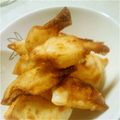 pupamas's cooksnap of when they made ギョウザの皮チーズキャンディーおつまみ.