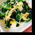 インコピロ's cooksnap of when they made ☆ほうれん草とえのきの辛子和え☆.