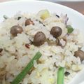 きゃんきょん's cooksnap of when they made 秋の味覚♪　むかご＆塩昆布の炊き込みご飯.