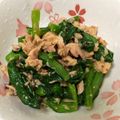小林えりぽ's cooksnap of when they made 小松菜とツナのマスタードあえ.