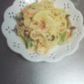 くなぎさとも's cooksnap of when they made 鮭のレモンクリームパスタ☆.