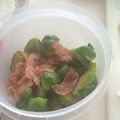 ごまちゅん's cooksnap of when they made ♡簡単♡芽キャベツとベーコンの塩麹炒め.