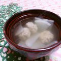 赤い電話's cooksnap of when they made 鰯のつみれ汁.