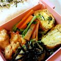 yuka119's cooksnap of when they made ブロッコリーとカニカマでカラフル卵焼き♪.