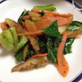 fmfm0807's cooksnap of when they made 小松菜とウインナーのペペロンチーノ風炒め.