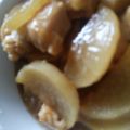 ☆しいたんママ☆'s cooksnap of when they made 聖護院大根と鶏胸、油揚げの炊いたの.
