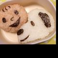 ♡おはな♡'s cooksnap of when they made キャラ弁★５０’ｓスヌーピー＆チャーリー.