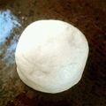 ●これなんだ●'s cooksnap of when they made レンジで☆出来たて⁉おまんじゅう♪.