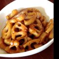 chobiyukky's cooksnap of when they made 付け合わせに！蓮根のバルサミコ酢ソテー.
