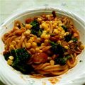 ＲＡＮ♪'s cooksnap of when they made ソーセージとブロッコリーの焼きうどん.