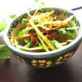 ニコニコまっきー's cooksnap of when they made 揚げごぼうと水菜のアジアンサラダ.