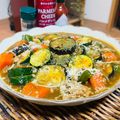 料理男子部🍻's cooksnap of when they made ズッキーニとナスのカレー.