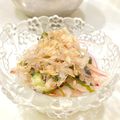 〜みみ〜's cooksnap of when they made 胡瓜と紫玉ねぎ（玉ねぎ）のさっぱりサラダ.