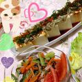 みるくちゃん♡'s cooksnap of when they made 油不要★豆腐を焼いて♬とろろ昆布のせ☆.