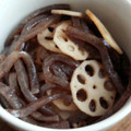 hiyure's cooksnap of when they made 蓮根とこんにゃくのきんぴら.