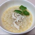 yonnyo's cooksnap of when they made ムネ肉のヘルシー中華粥.