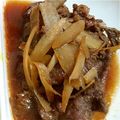 Tomohiroko's cooksnap of when they made 牛肉とゴボウの煮物.