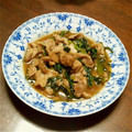 lalapa1025's cooksnap of when they made 黒酢で♪豚肉とほうれん草の甘酢炒め☆.
