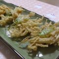 caramel-cookie's cooksnap of when they made バジルとポテトのカリカリかき揚げ♪.