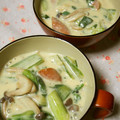 an0v0ko's cooksnap of when they made 青梗菜としめじ＊豆乳で和風クリーム煮.