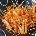 はっちゃむ's cooksnap of when they made あと一品に❤人参のきんぴら風✿.