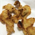 mama☆0607's cooksnap of when they made 米粉をまぶして、鶏皮のパリパリ揚げ.