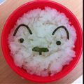 畑沢P子's cooksnap of when they made キャラ弁 クレヨンしんちゃん シロ.