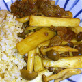 kiwi705's cooksnap of when they made 牛肉と長芋としめじのこっくりオイスター炒.