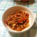 カゼノウタ's cooksnap of when they made 簡単！いかとキャベツの味噌キムチ煮.