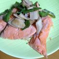 すまーとくん's cooksnap of when they made サーモンとエリンギの味噌炒め.