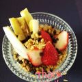 ＭｉｙａＣｏ's cooksnap of when they made チョコチップグラノーラパフェ.
