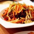 ta1873's cooksnap of when they made 【しらたきで】チャプチェ的な炒めもの.