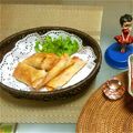 michygel's cooksnap of when they made パプリカとカニカマの春巻♪.