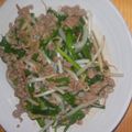 abumix's cooksnap of when they made 挽肉とニラの炒め物.