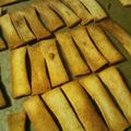 まいのおうちごはん's cooksnap of when they made 高野豆腐 塩キャラメルプリッツ.