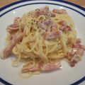 ✿佳✿'s cooksnap of when they made 大盛り！生クリームと卵黄のカルボナーラ.