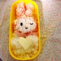 ■２７'s cooksnap of when they made キャラ弁　マイメロディ.