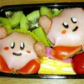 ANASYO's cooksnap of when they made 遠足お弁当 星のカービィ キャラ弁.