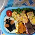 まと母ちゃん's cooksnap of when they made 超簡単!!仮面ライダーフォーゼ☆キャラ弁.