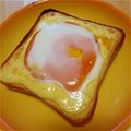 トンギュウ's cooksnap of when they made 朝食にこれ一枚＊たまごのせトースト.
