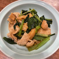 エル♀'s cooksnap of when they made 簡単美味☆ごま油香る小松菜と揚げのお浸し.