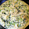 anonymous７'s cooksnap of when they made 鮭とほうれん草のミルクスープ.