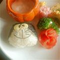 ゆきゆーたい's cooksnap of when they made 海苔とチーズで簡単ドラえもんキャラ弁♪.
