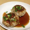ぶきっちょ料理長's cooksnap of when they made 牛蒡沢山！和風ふわふわ豆腐ハンバーグ☆.